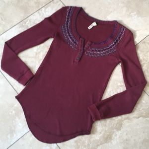 LAST CHANCE!We the Free/Free People spandex cotton shirt